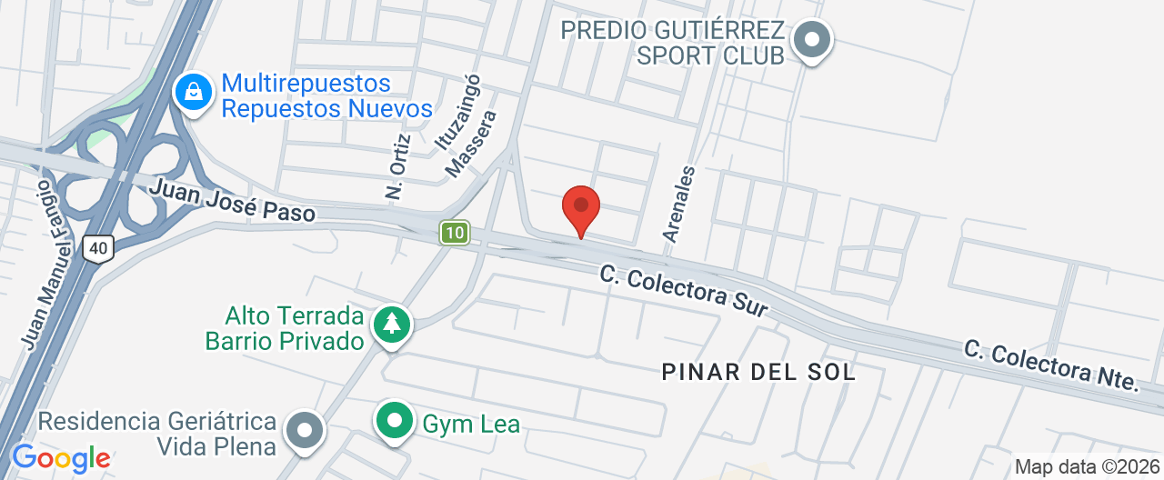 Mapa de la ubicación