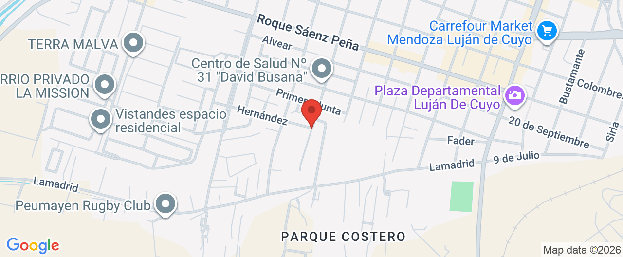 Mapa de la ubicación
