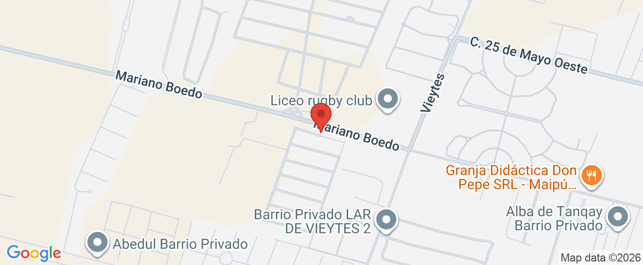 Mapa de la ubicación