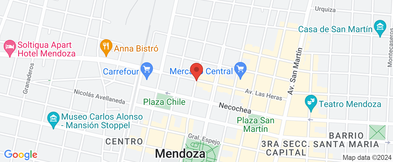 Mapa de la ubicación