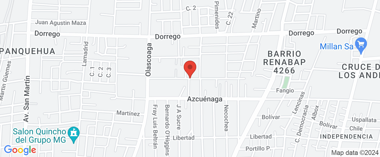 Mapa de la ubicación