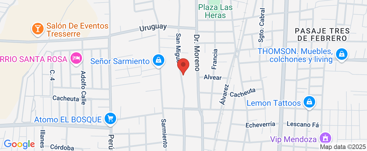Mapa de la ubicación