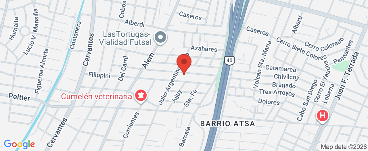 Mapa de la ubicación