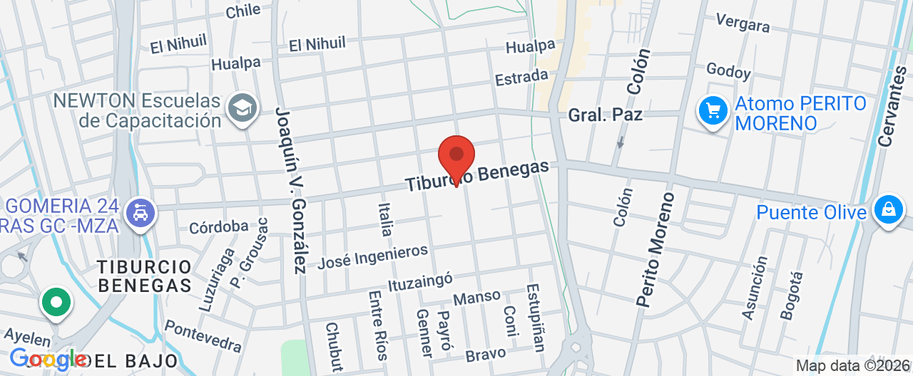 Mapa de la ubicación
