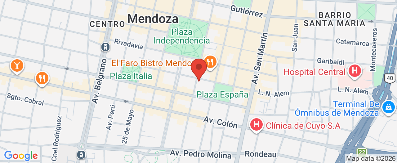 Mapa de la ubicación