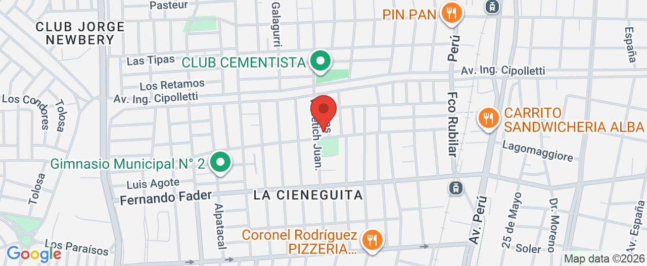 Mapa de la ubicación