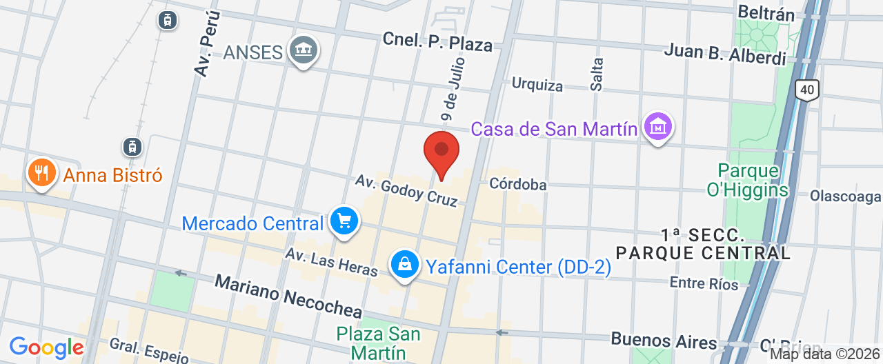 Mapa de la ubicación