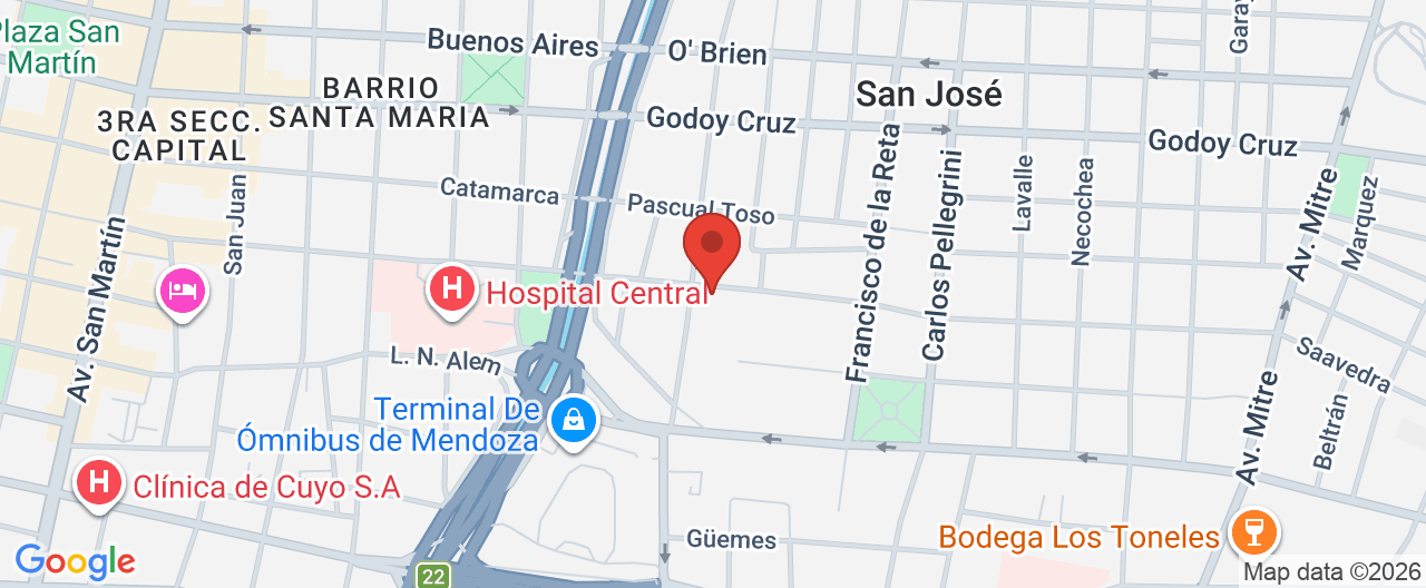 Mapa de la ubicación