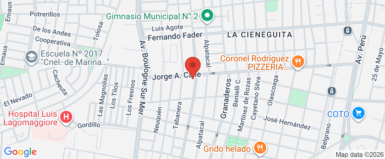Mapa de la ubicación