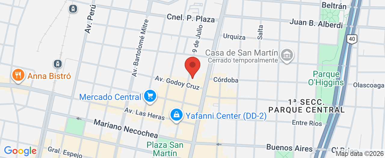 Mapa de la ubicación