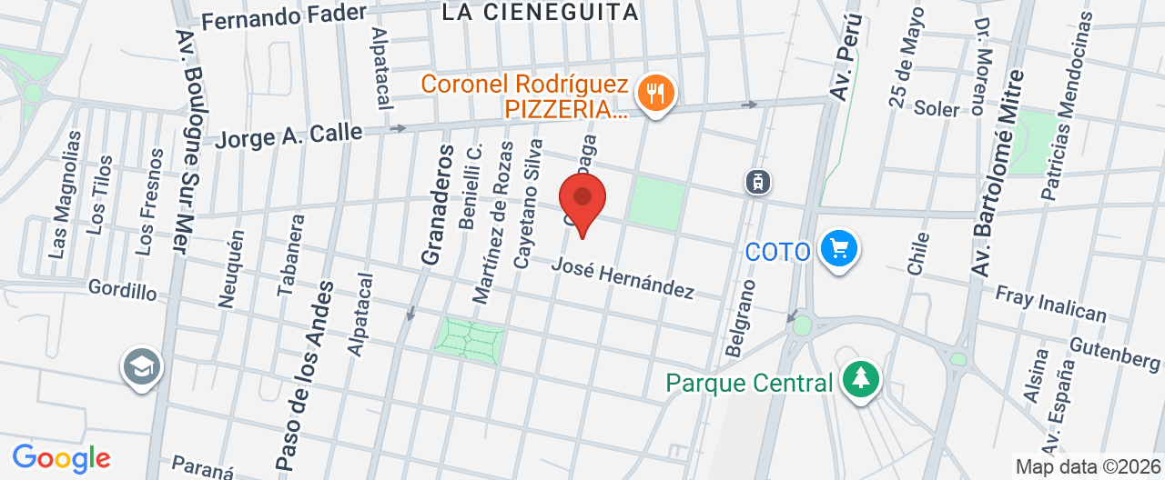 Mapa de la ubicación