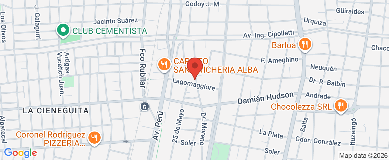 Mapa de la ubicación
