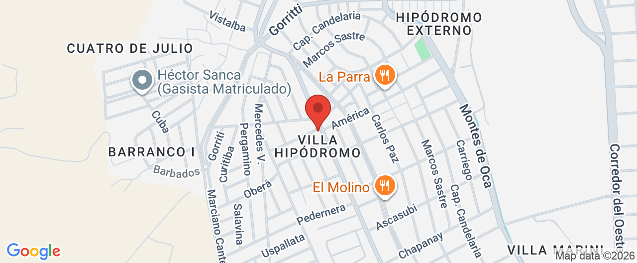 Mapa de la ubicación