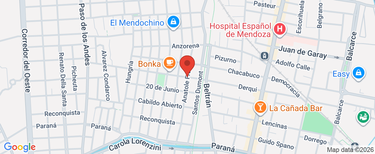 Mapa de la ubicación