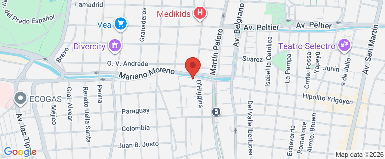 Mapa de la ubicación
