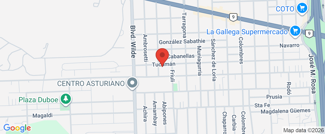 Mapa de la ubicación