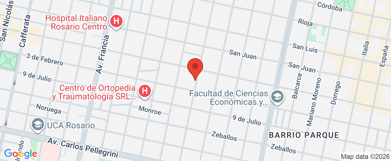 Mapa de la ubicación