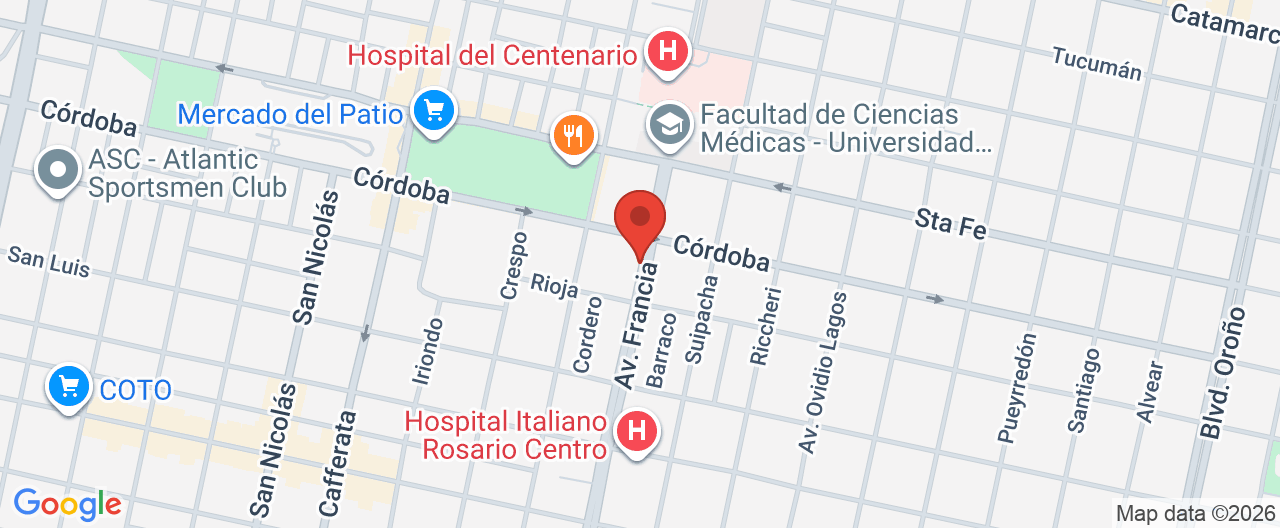 Mapa de la ubicación