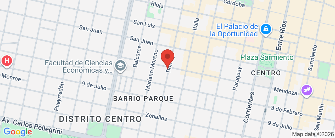 Mapa de la ubicación