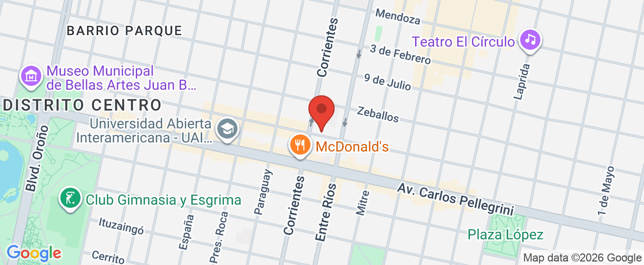 Mapa de la ubicación