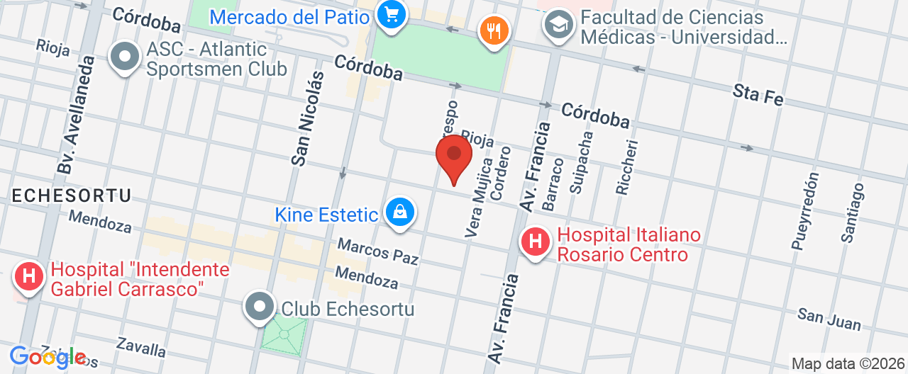 Mapa de la ubicación