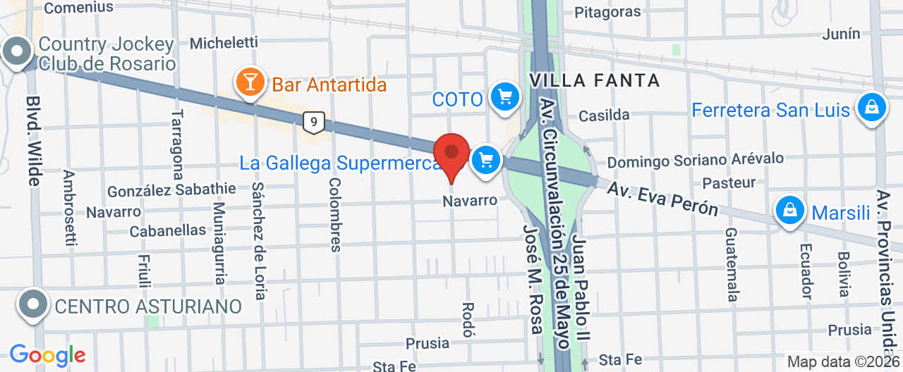 Mapa de la ubicación
