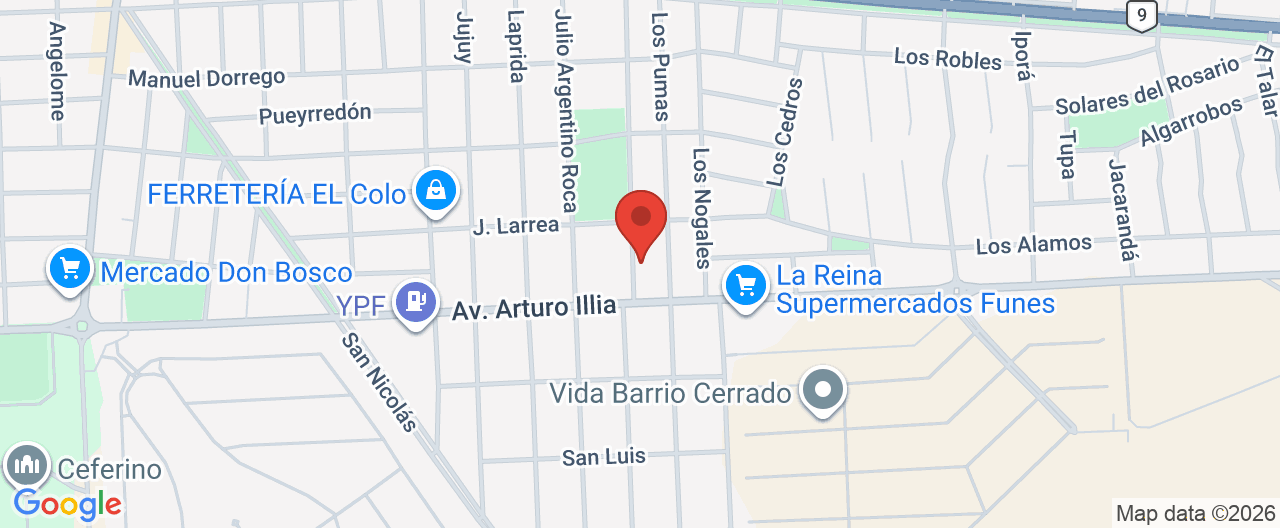 Mapa de la ubicación