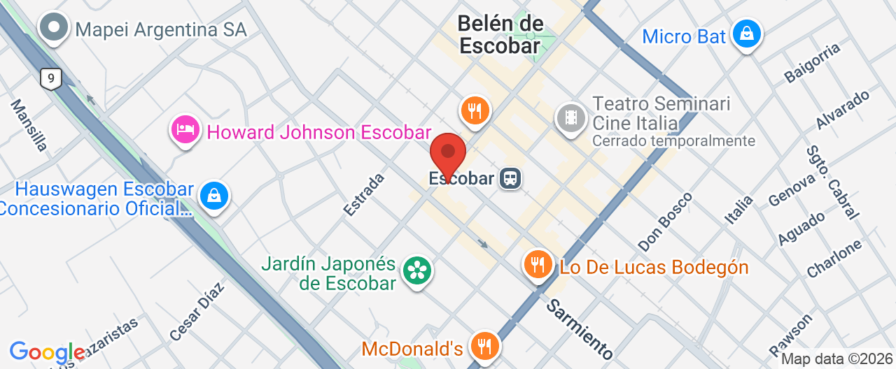 Mapa de la ubicación