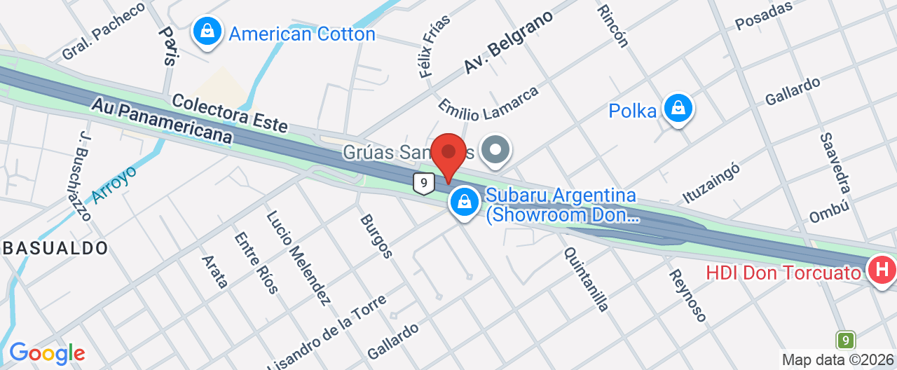 Mapa de la ubicación