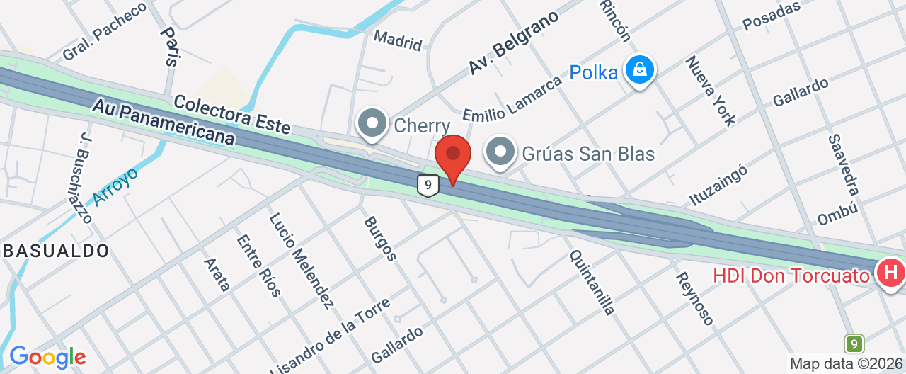 Mapa de la ubicación