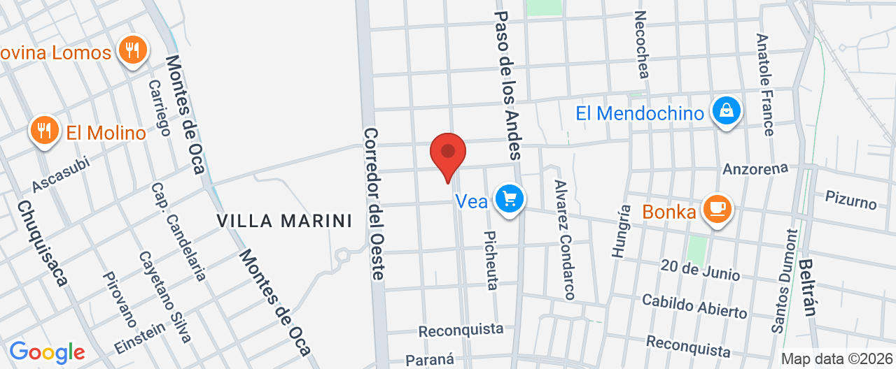 Mapa de la ubicación