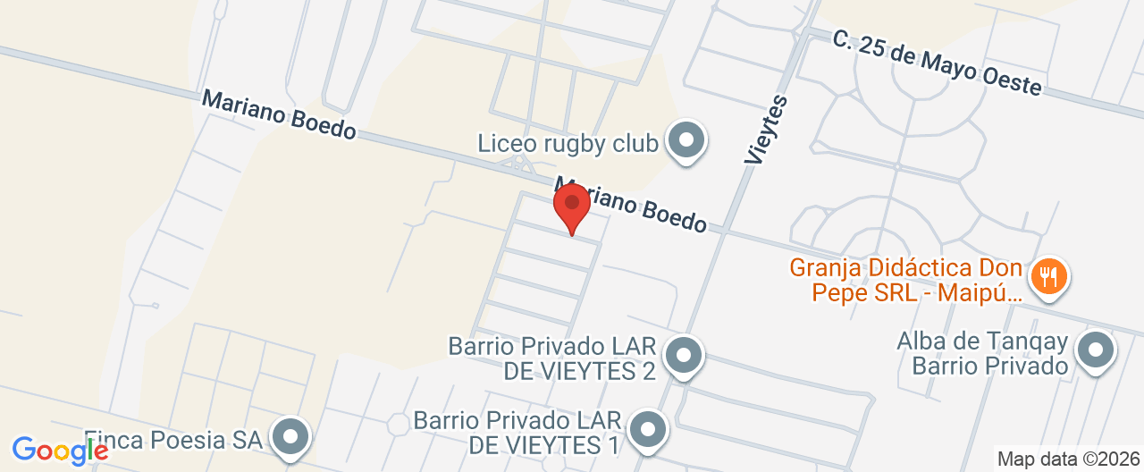 Mapa de la ubicación