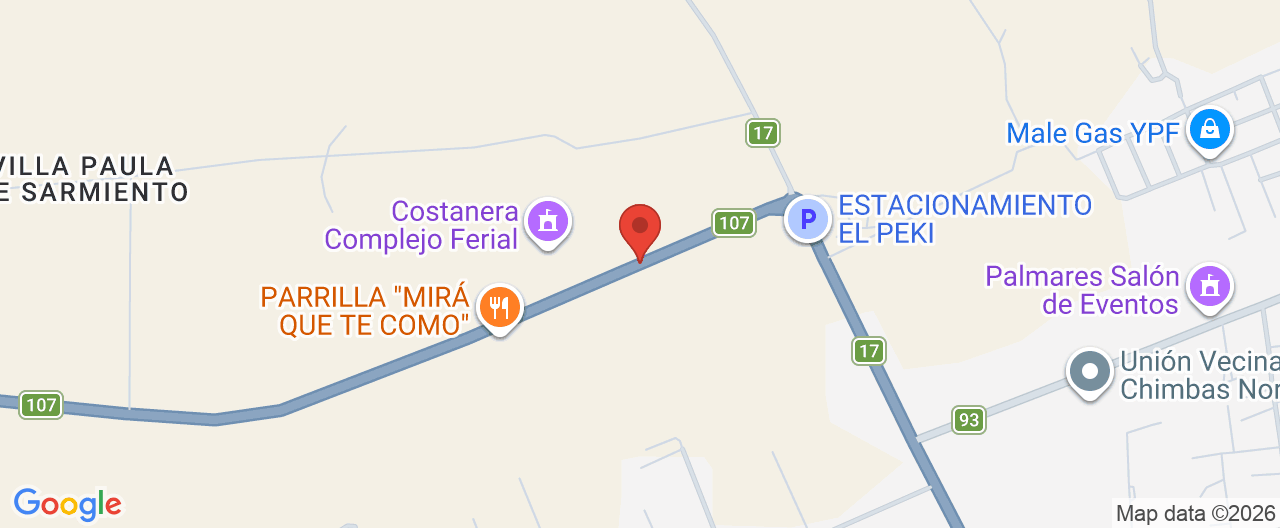 Mapa de la ubicación
