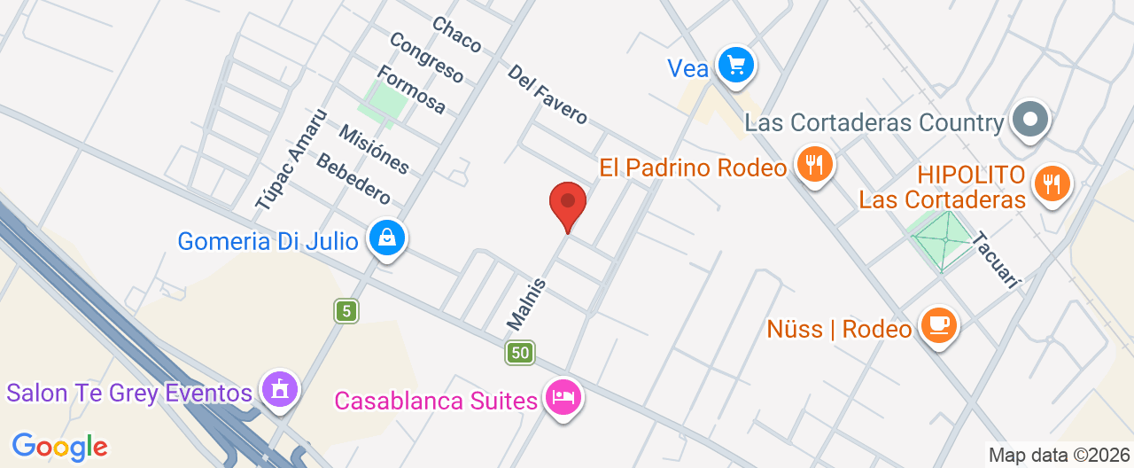 Mapa de la ubicación