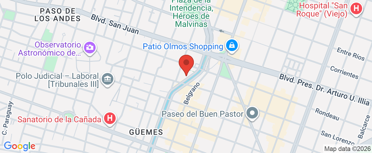 Mapa de la ubicación