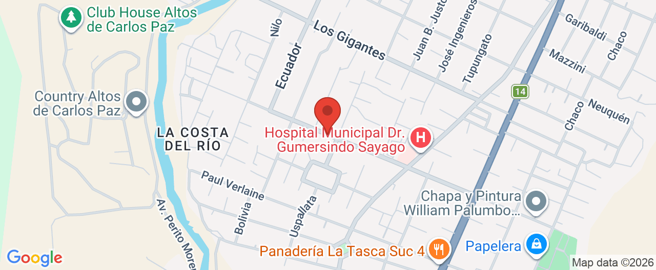 Mapa de la ubicación