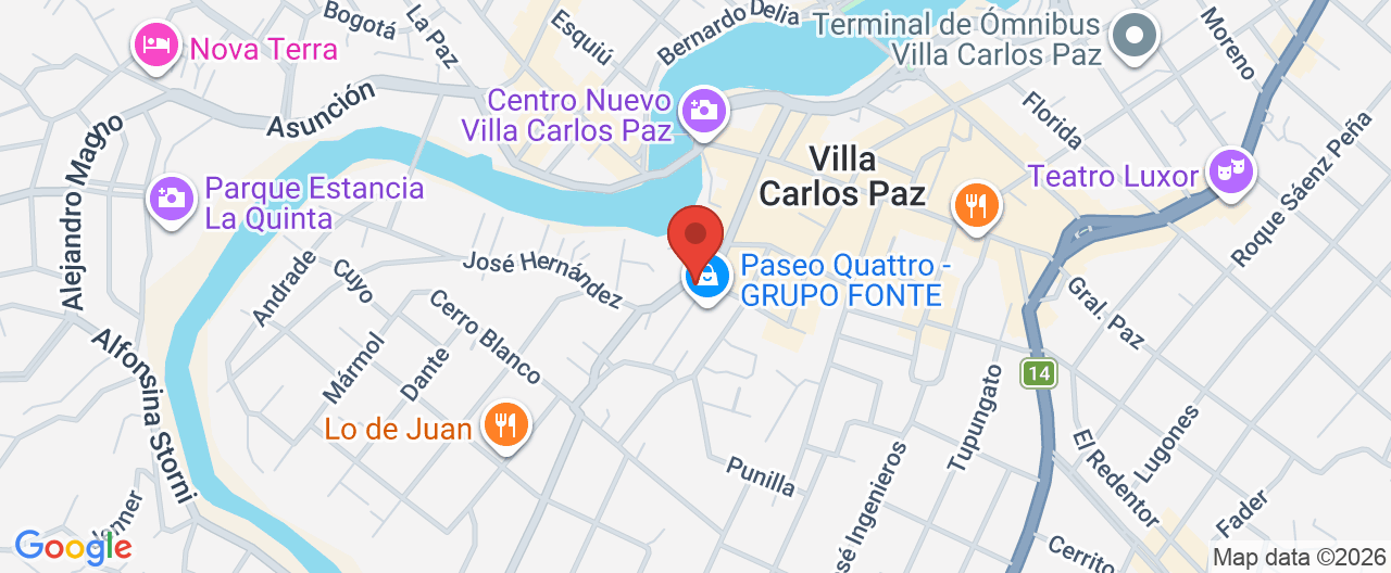 Mapa de la ubicación