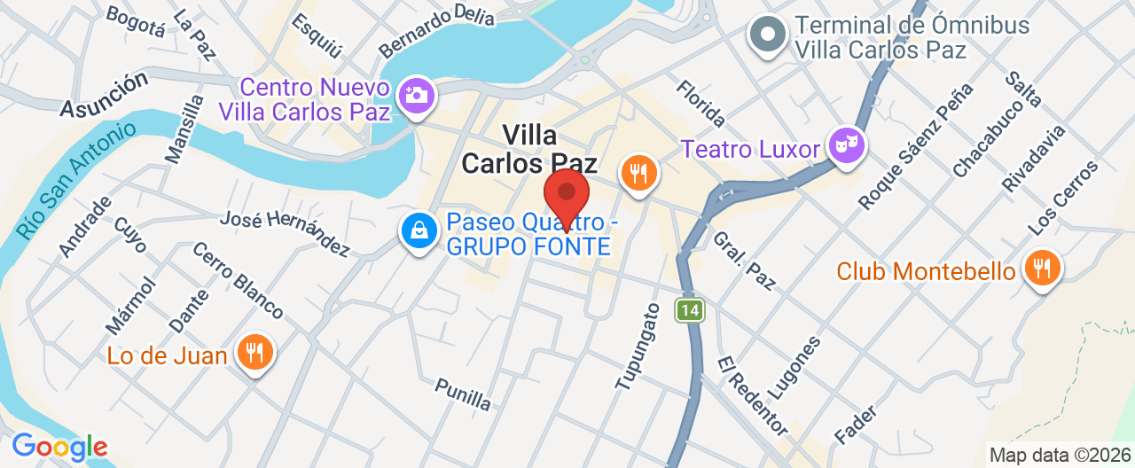 Mapa de la ubicación