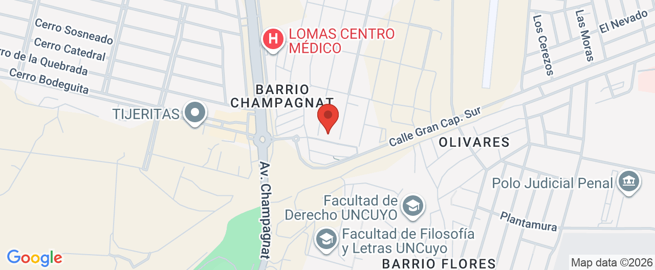 Mapa de la ubicación