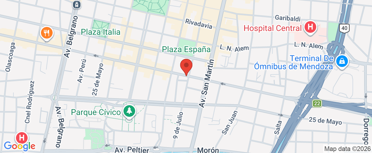Mapa de la ubicación