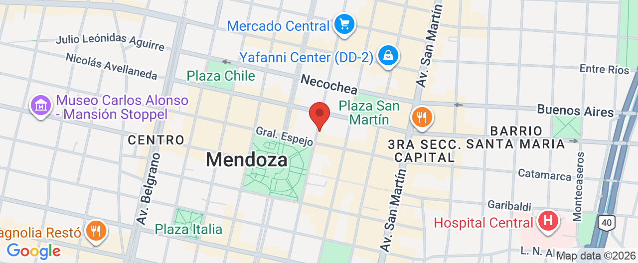 Mapa de la ubicación
