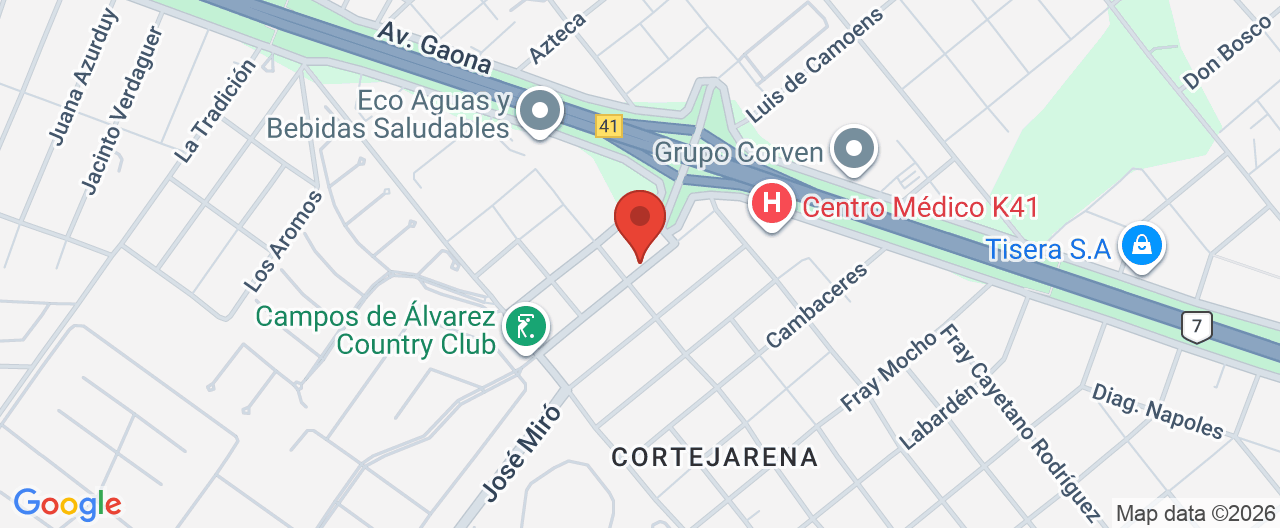 Mapa de la ubicación