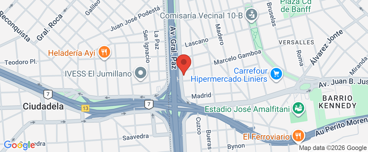 Mapa de la ubicación