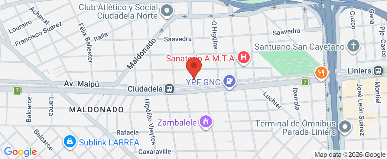 Mapa de la ubicación