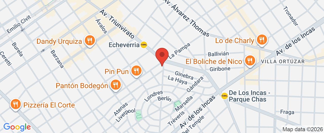Mapa de la ubicación
