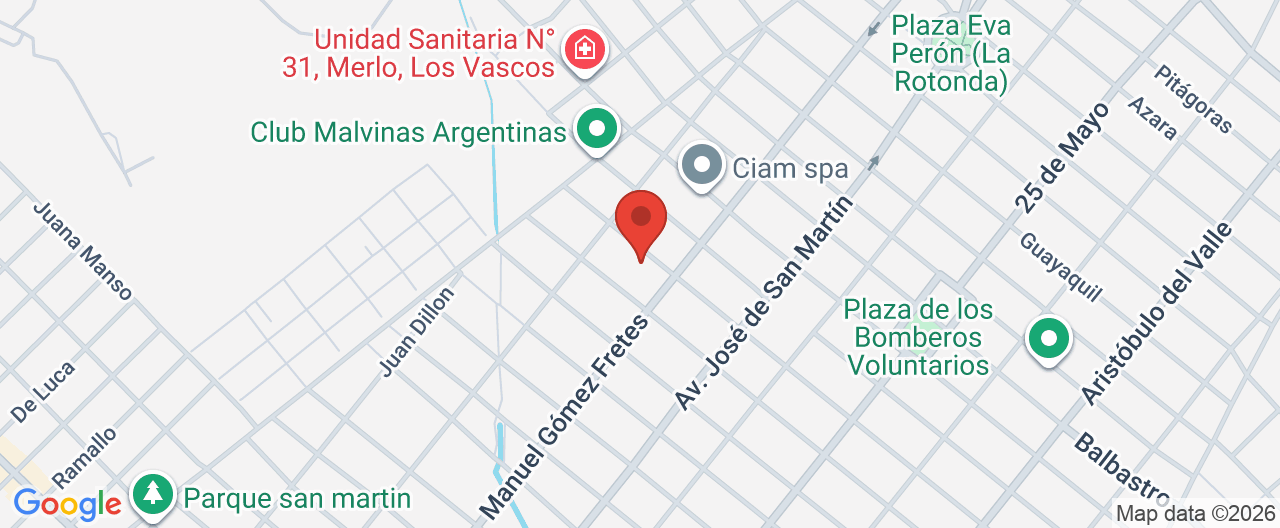 Mapa de la ubicación