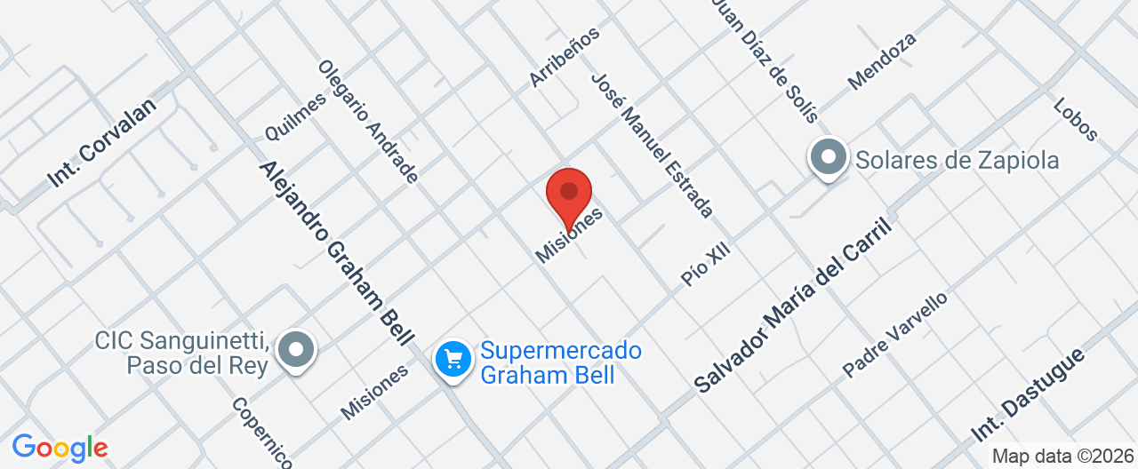 Mapa de la ubicación