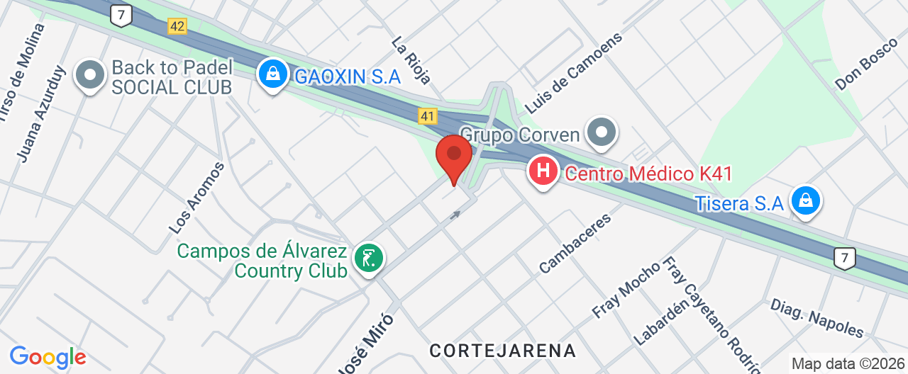 Mapa de la ubicación