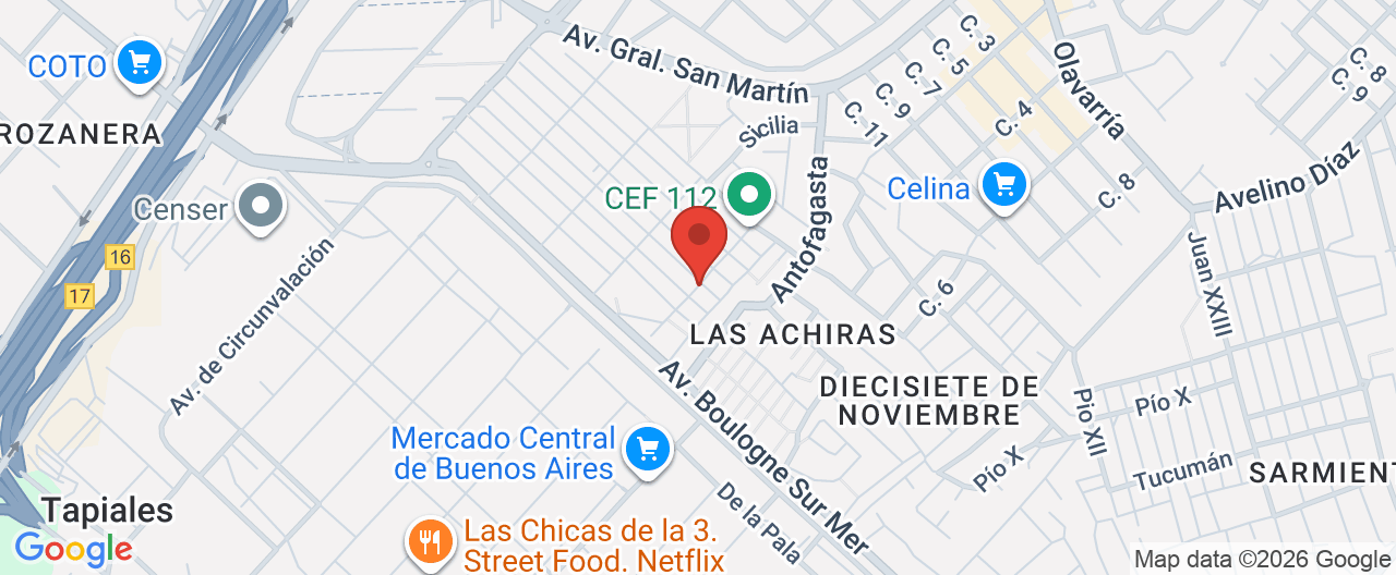 Mapa de la ubicación