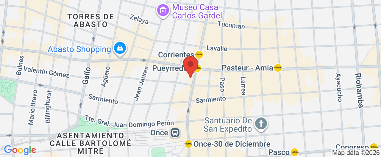 Mapa de la ubicación